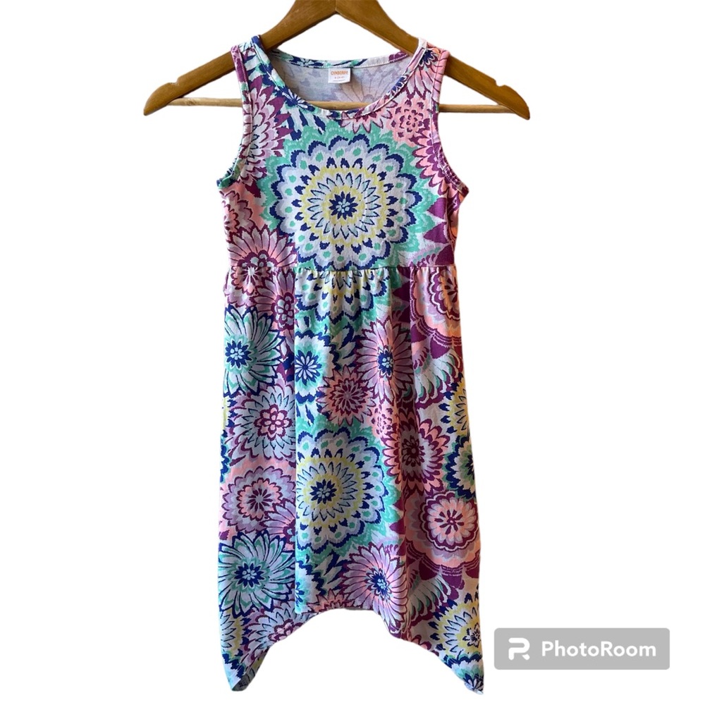 Gymboree Sleeveless Dress Floral Medallion | Girls S (5/6) EUC